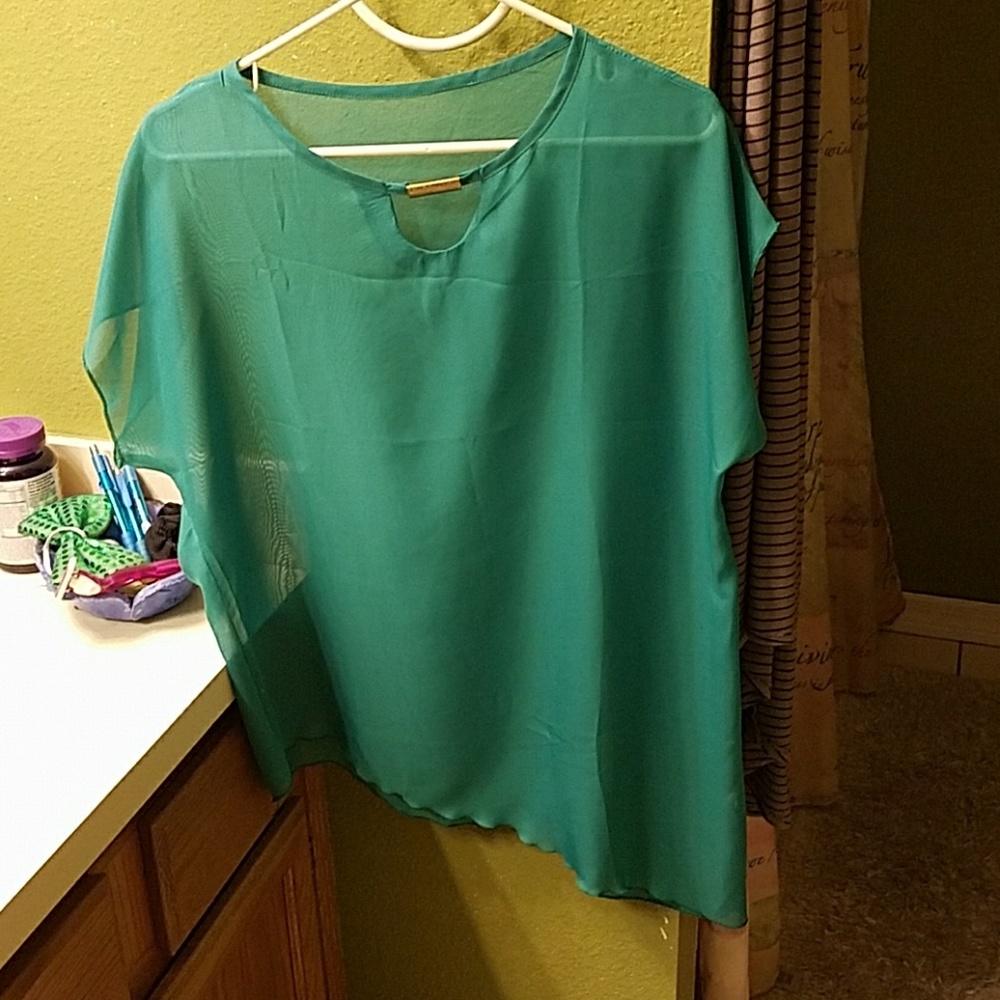 Sheer blouse